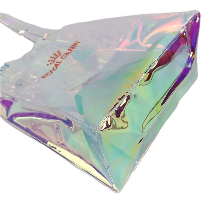 
China Supplier Newly Designed Magic Pvc Handbag Gift Shop Name Ideas Bag 