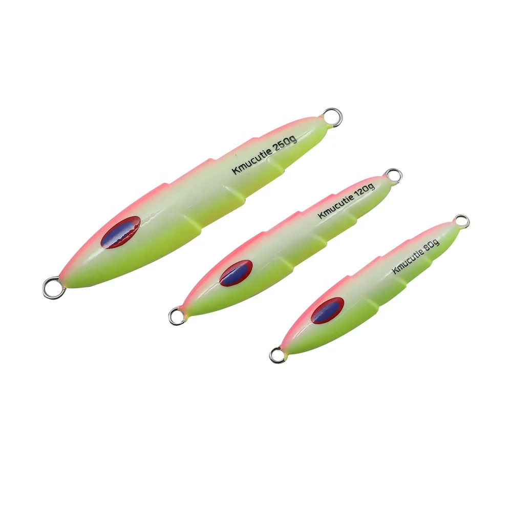 Saltwater Offshore Fishing Jigs 80G 150G 250G  Speed /Slow Jigging Pitching Lures Vertical  Knife Metal Jigs Lead Fish