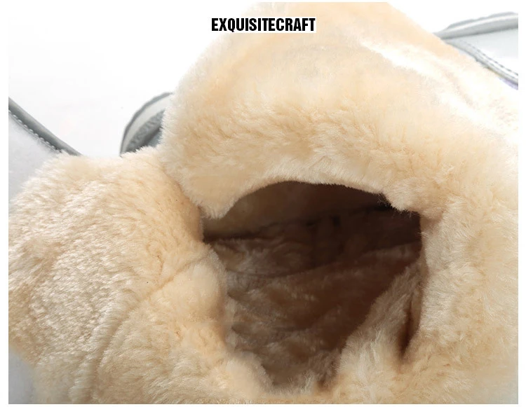 Детские зимние ботинки, ботинки для мальчиков и девочек для взрослых, утепленная бархатная водонепроницаемая обувь, Нескользящие полуботинки