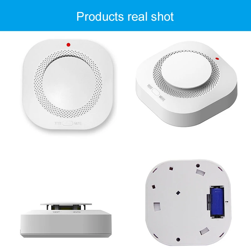 
Smoke and Carbon Monoxide Detector Powered Alarm Battery Smoke Detector Fire Alarm 