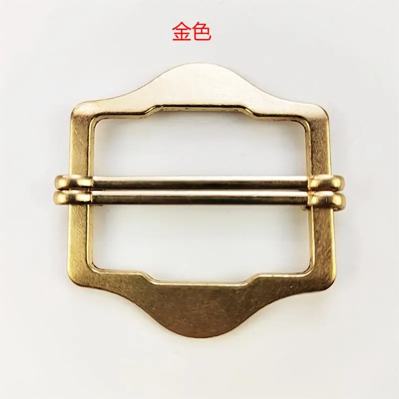 DWDP Professional Zinc Alloy Double Needle Belt Buckle Pant Strap Sliding Metal Buckle