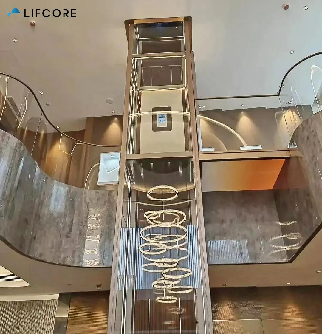 Customize 400kg 600kg 1000kg home elevator small residential passenger lift for home