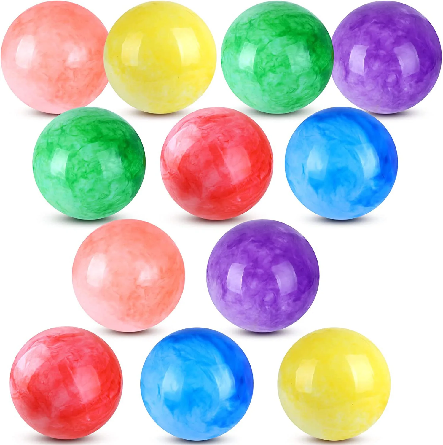 Allogogo Inflatable Marble Cloudy Bouncing Toy Ball For Kids Adults Beach Playground School Water Play Ball