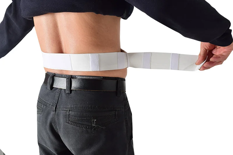Adjustable Ostomy Belt Waist Brace Prevent Wear Abdominal Belt Binder Stomach Strap Placement of drainage tube connector