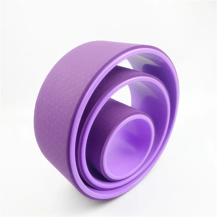 
New Arrival Amazon Shopify Best Selling 3pc Yoga Wheeler Set Fitness Wheel Set for Bodybuilding Home Gym Exercise 