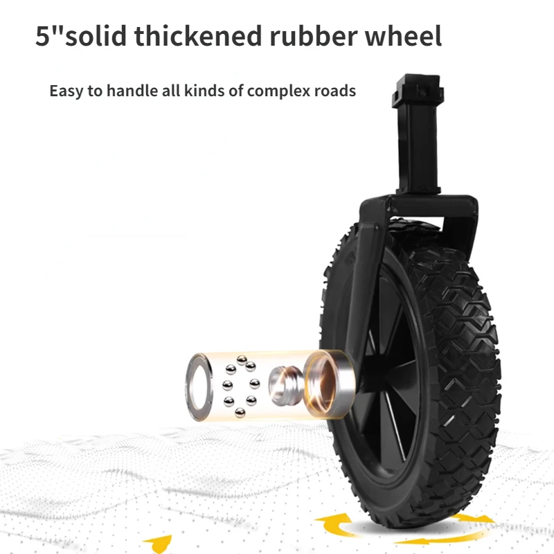 5-inch rear clamshell car Lightweight folding camper car Outdoor Shopping Stainless Steel OEM Supported