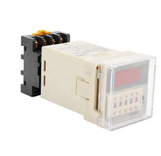 DH48J-11A 11-Pin Digital Counter Relay LED Display Counting Relay AC110V 220VAC AC380V DH48J-A