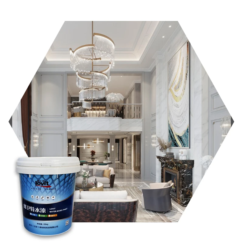 Acrylic Paint Set Water Paint Customized Colorful Formaldehyde Removal Paint For Inter