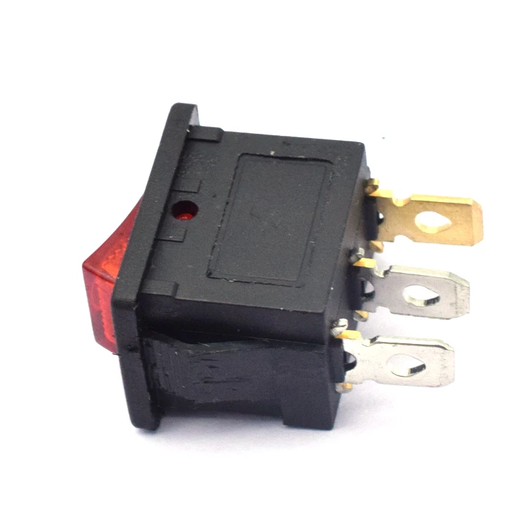 KCD1-102N on off With LED Light Boat Power 3 pin led rocker Switch 6A 250V  10A 125V customizable