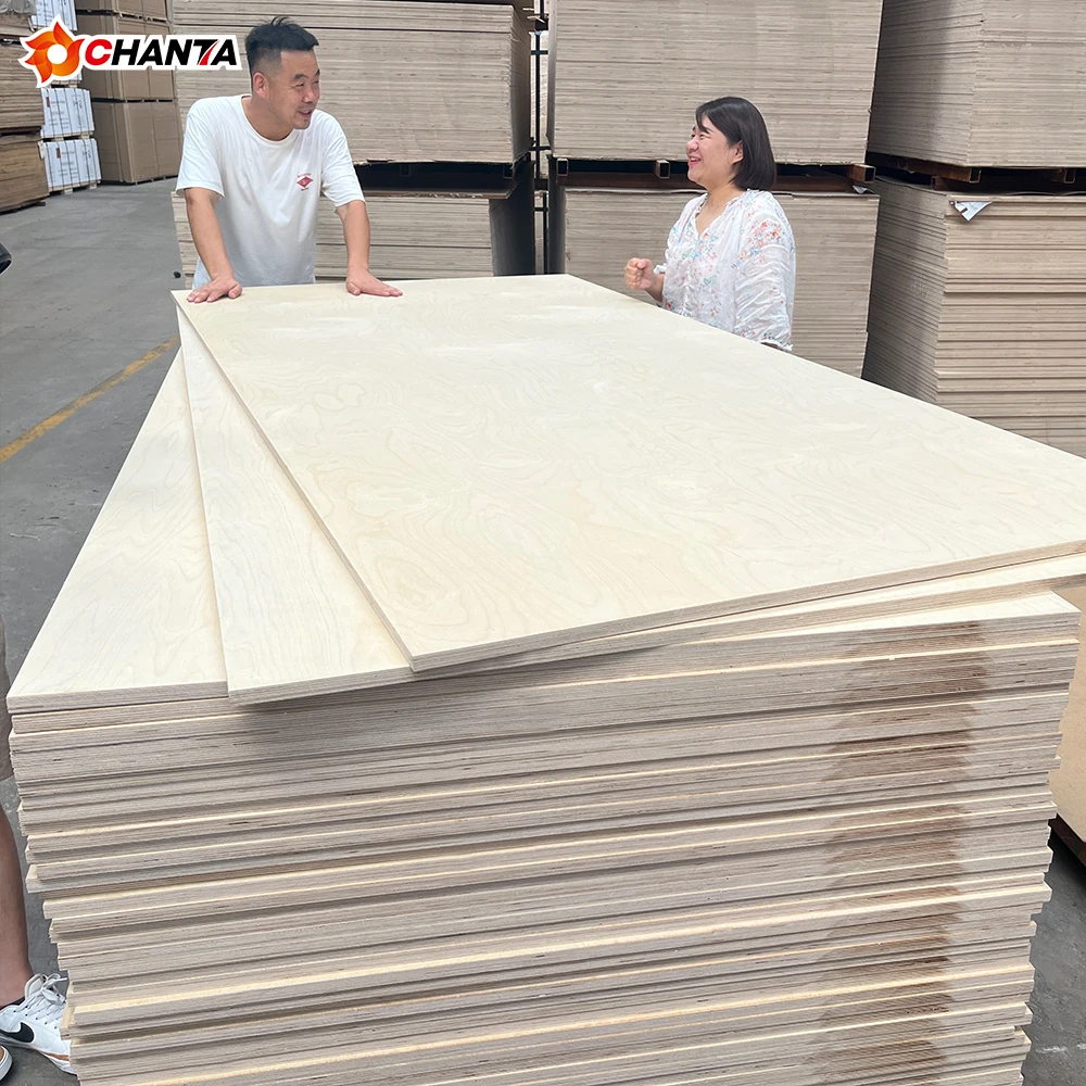 18mm 24mm 4*8 Ft Full Birch Plywood For Laser Cutting/cnc High Quality