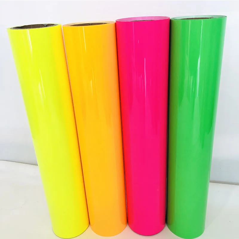 Wholesale durable vinil rollo  korean vinilos textil neon iron on vinyl pu heat transfer for garment