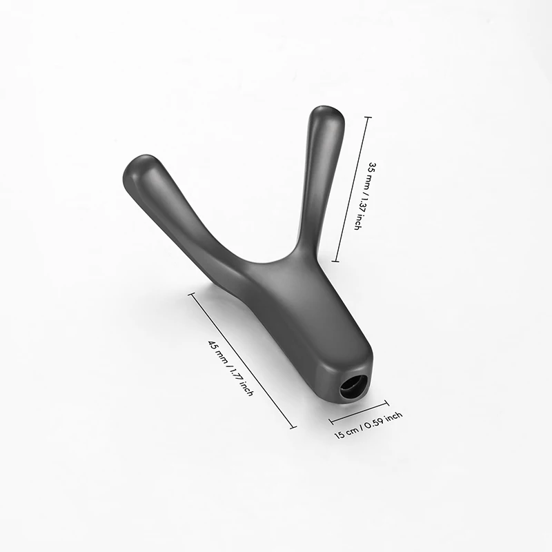 Daili Pearl Ash Apparel Hooks Dresses Hooks Tops hooks Clothes Hanger Hanging Rod Garment Rack Closet Organizer Wall-mounted