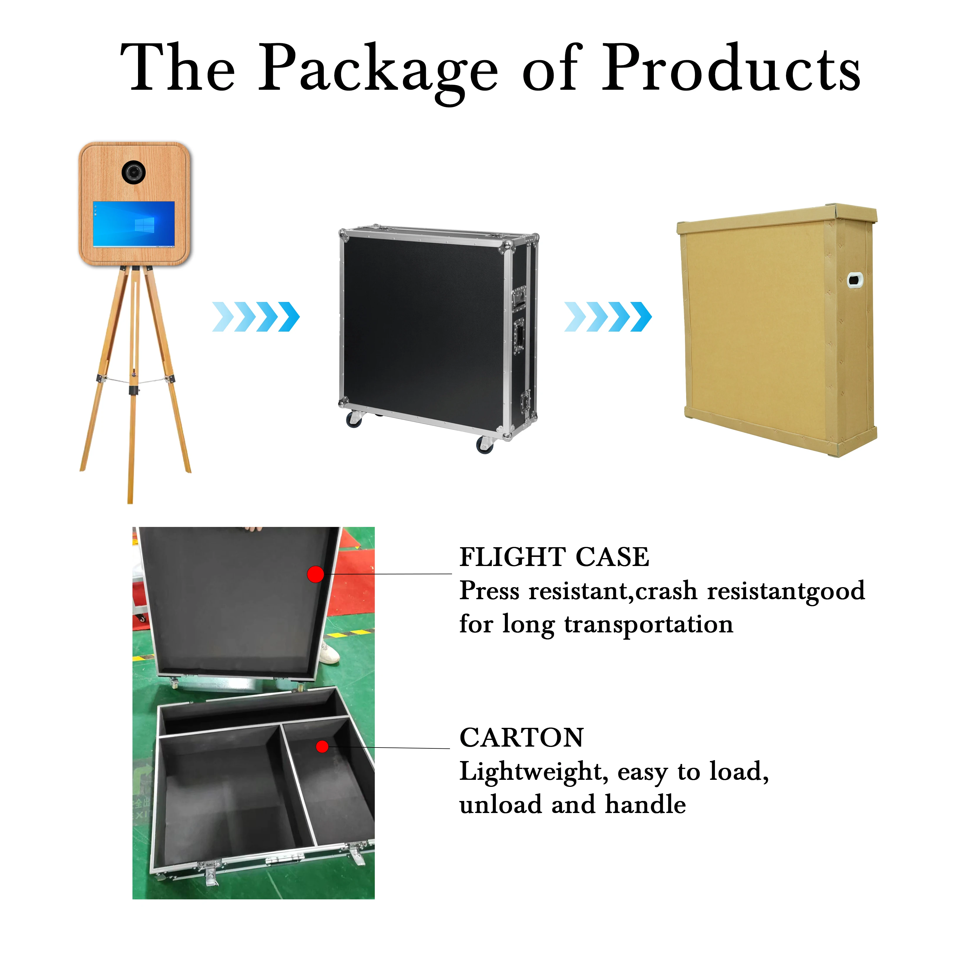 EU Warehouse Stock Vintage Photobooth 2024 Selfie Photo Booth Station Borne Portable Photo Booth With Print