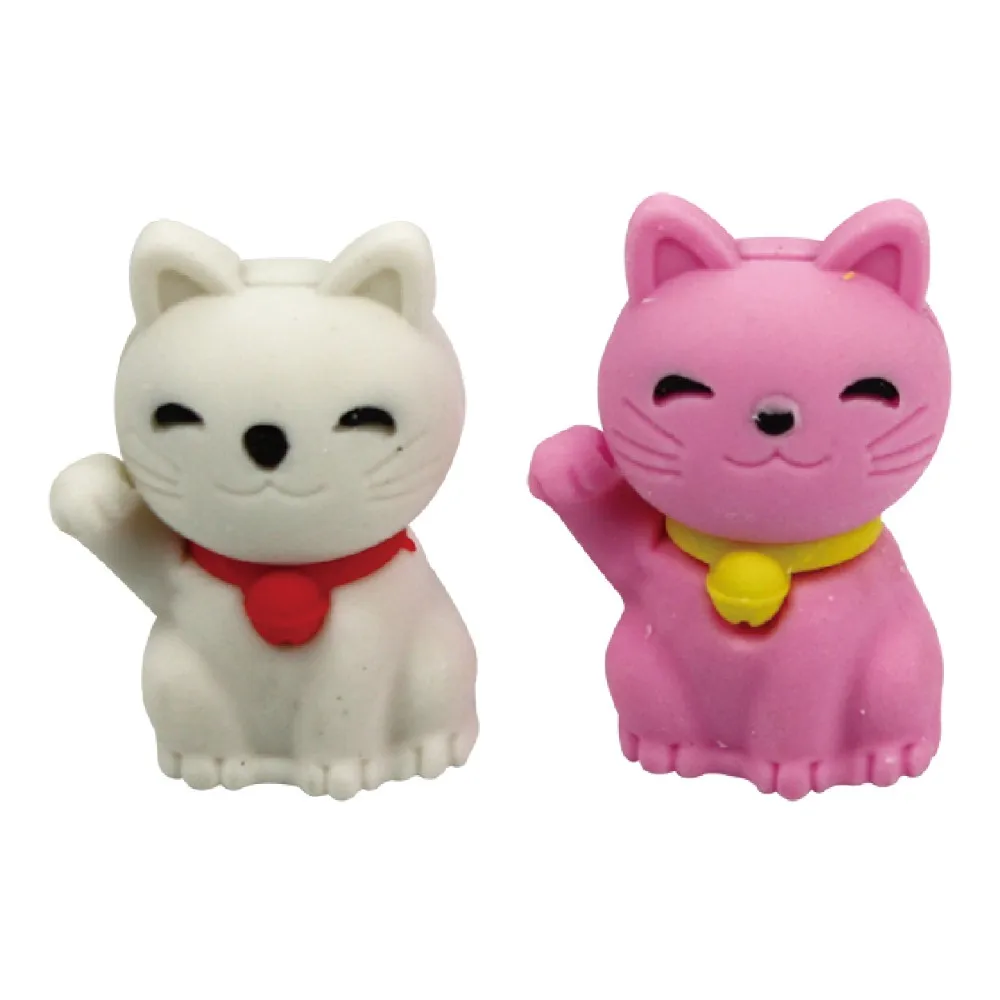 Fancy Design Custom Animal Shape Novelty School Kids Stationery Cute Eraser Set