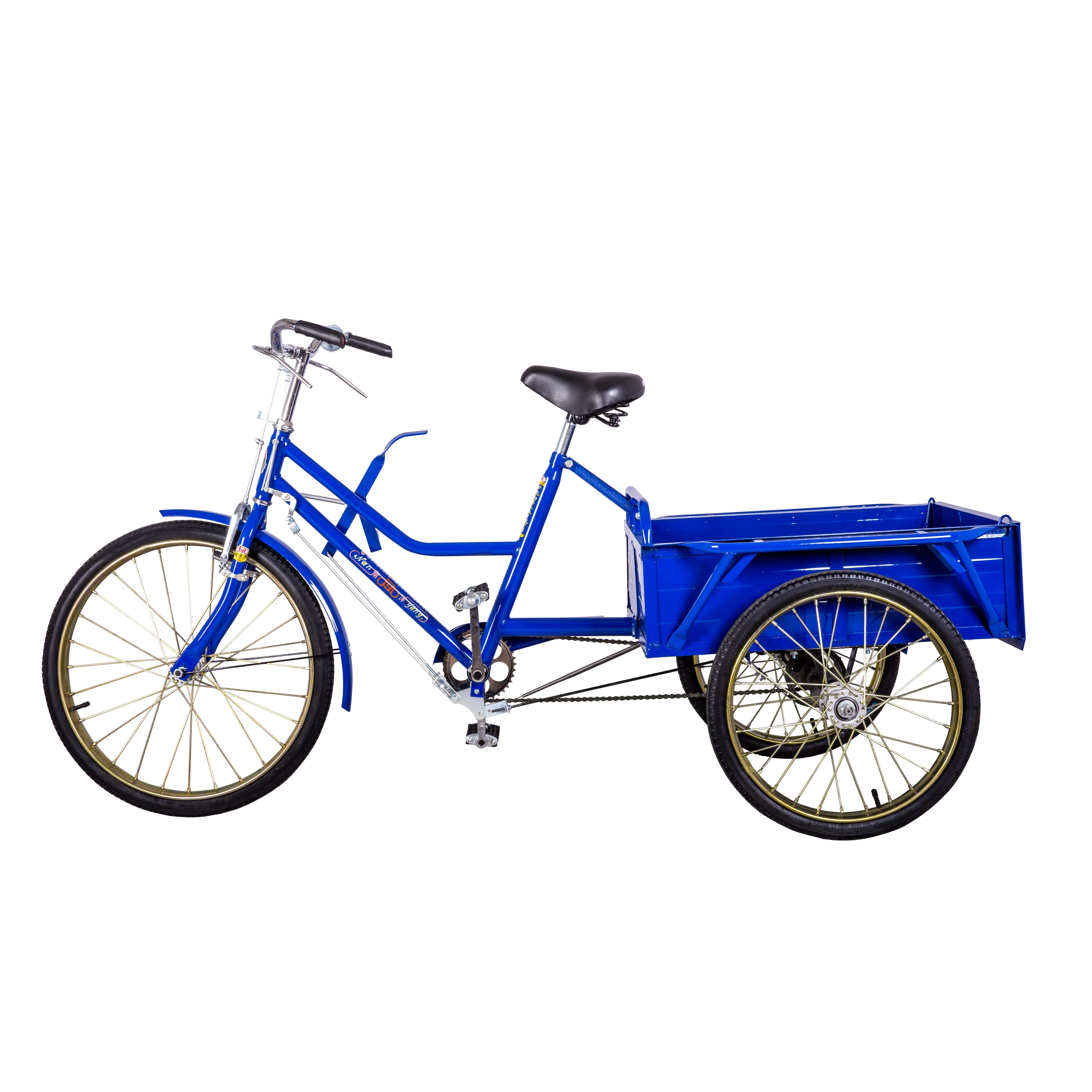 wholesale pedal 3 wheel trike cargo bike tricycle for farm carrying