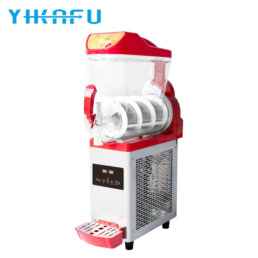 Новый дизайн машина для приготовления слякоти 2 резервуара охлаждения сока производства дозатор стекла