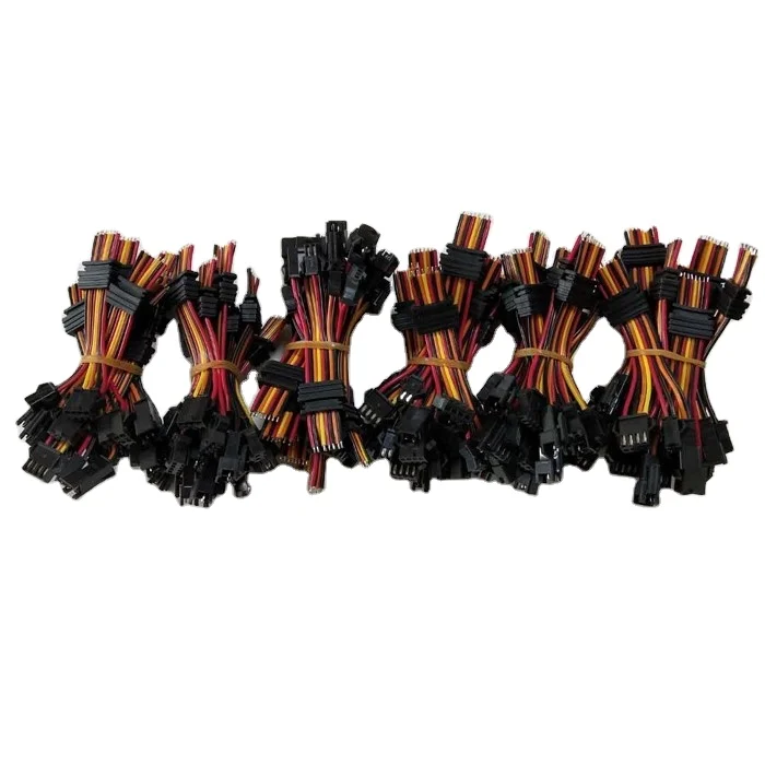 Custom ZH PH SM XH HY 1.0 1.25 1.5 2.0 2.54mm Pitch 2/3/4/5/6 Pin Plug Connectors Cable Wire Harness Wiring
