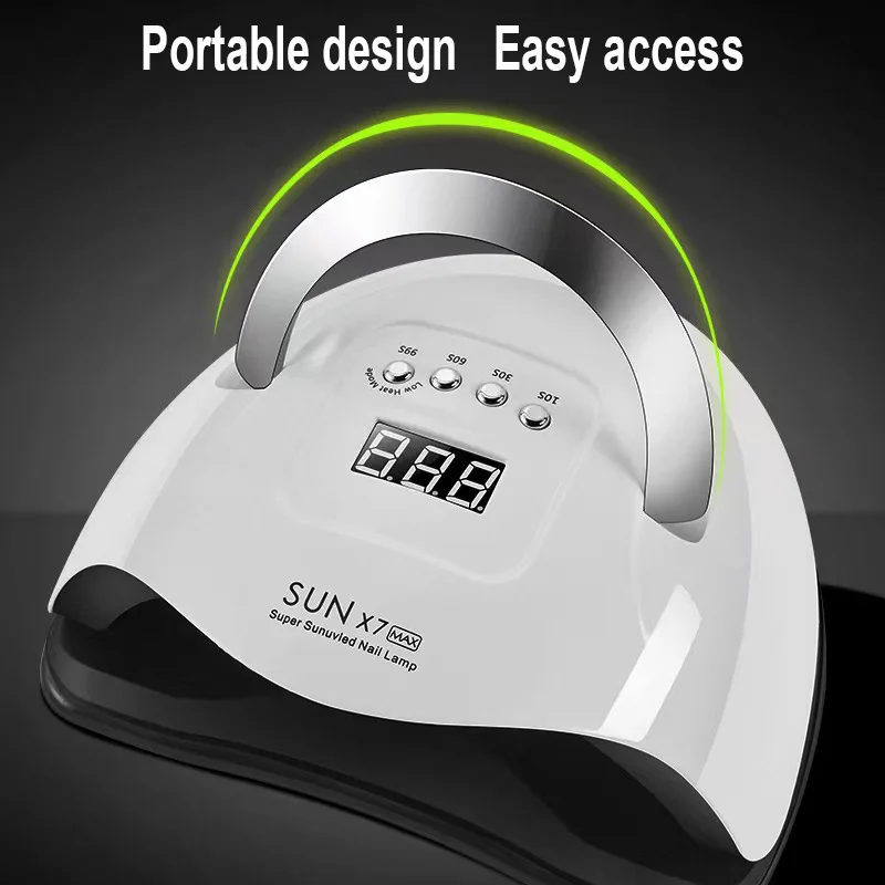 SUNX7 Max Led Nails Lamp Bling 180W  uvled Nail Lamp Portable Drying Machine Igel Nail Lamp