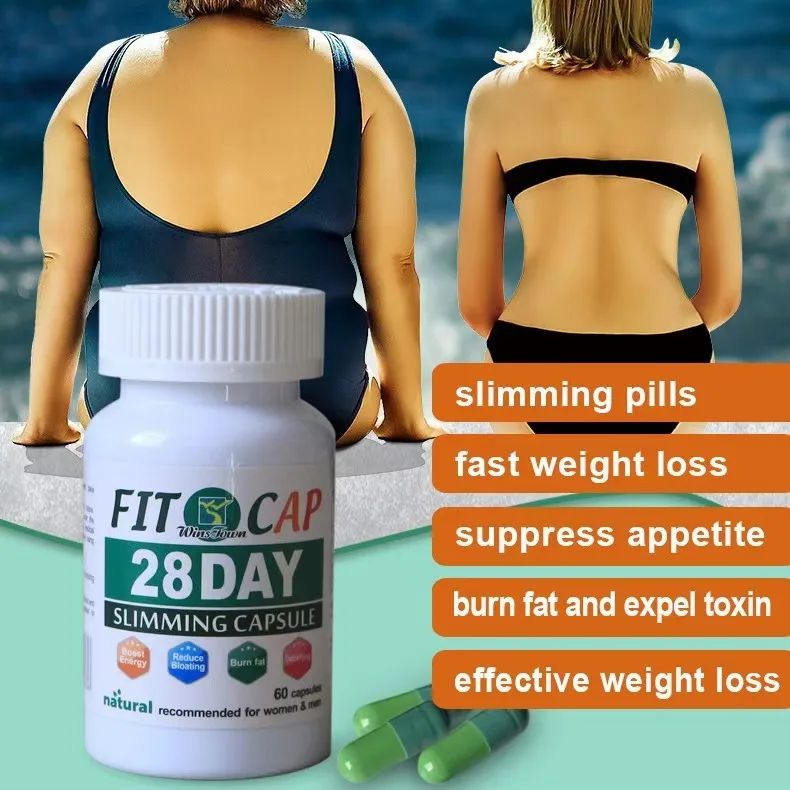 28 Days All-Natural Herbal Slimming Capsules Adult Vitamins for Detox Flat Tummy Fast Burn Fat and Weight Loss