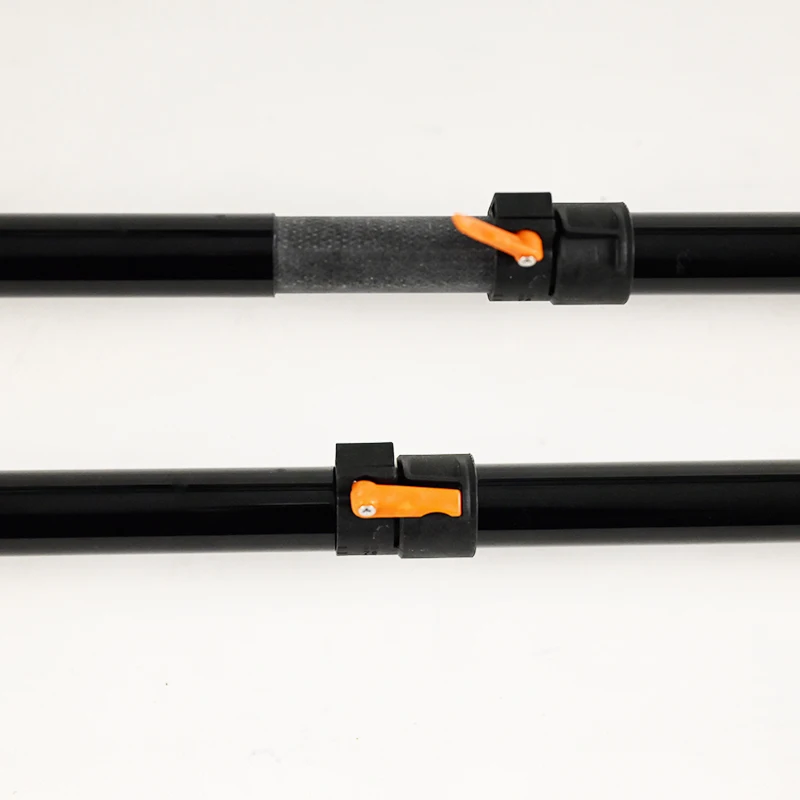 HOFi Adjustable Transparent Kayak Paddle with Fiberglass Shaft Plastic Blade Wing Tow Piece for Enhanced Paddling Experience