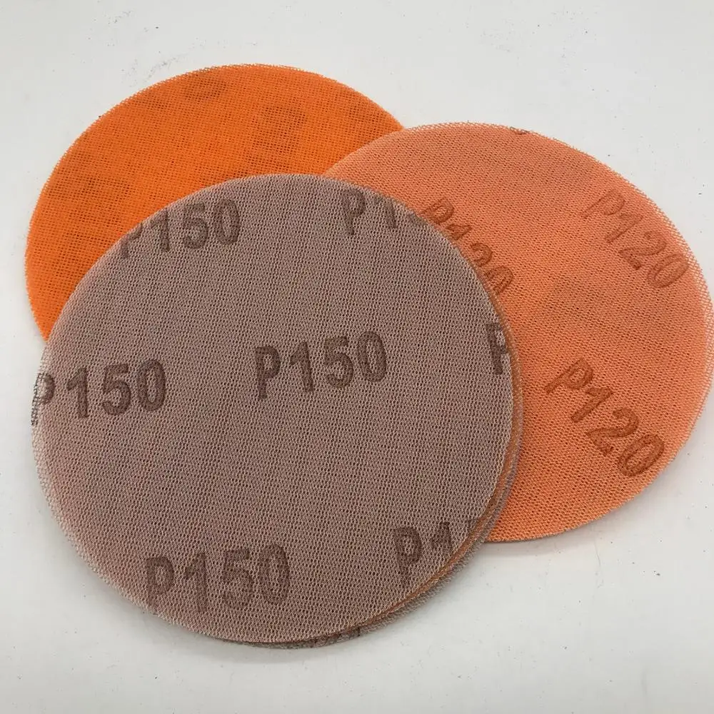 SHARPNESS Dust-free Open Coated Abrasive Sand Mesh Sand Screen Disc 125mm-225mm for Drywall Grit 80 100 120 150 180 240 320 400