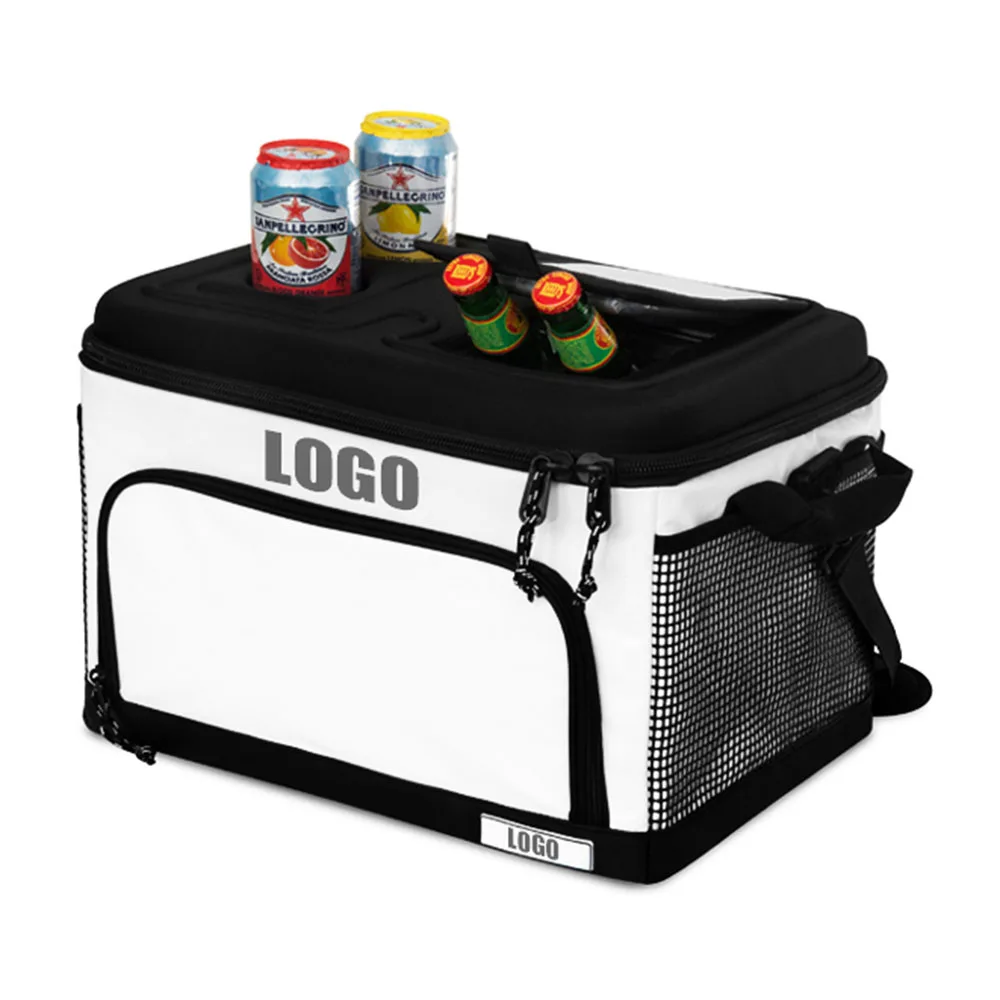Герметичная пляжная Складная плоская 50 банок верхняя литой крышка пляжная Складная мягкая складная сумка-холодильник