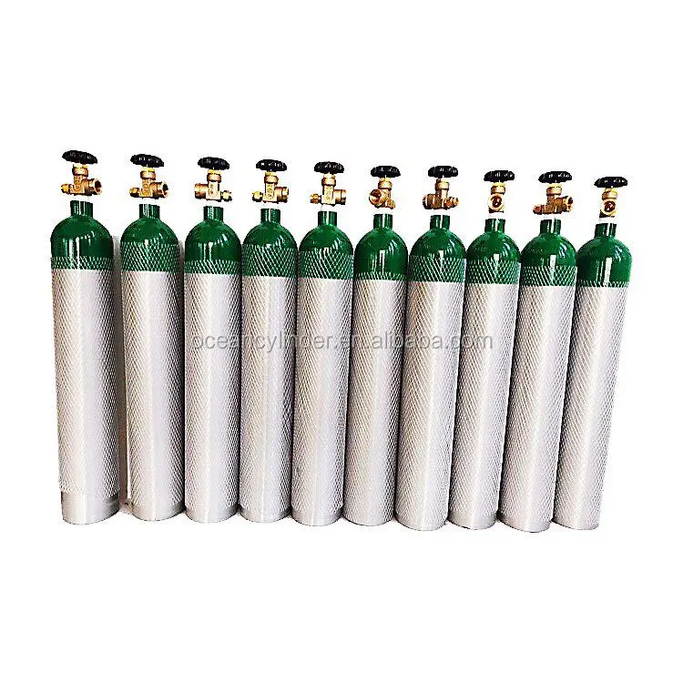 HG-IG 2.5L Portable Empty Medical Oxygen Gas Cylinder ,Oxygen Tank with bag a whole set