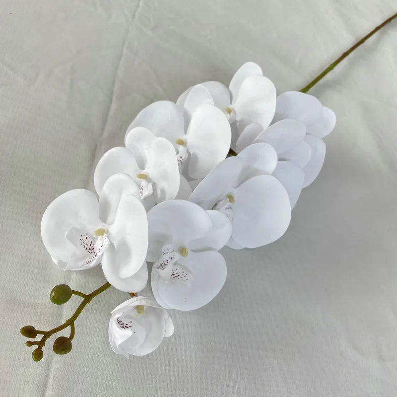 High Quality Artificial Simulated Fake Orchid Flowers For Family Weddings Decorative Placement Flowers