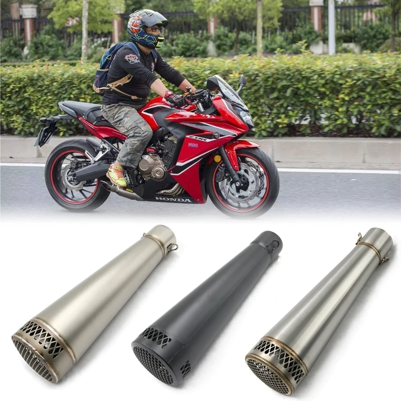 38-51mm Motorcycle Exhaust SCs Sport Bike Exhaust Muffler For Honda MSX 125 Xmax 250 R15 Escapes Moto