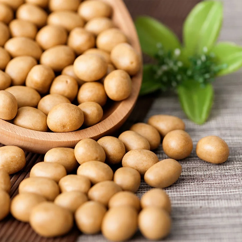 Chinese Snacks 100g Bag Crispy Roasted Coated Peanut Hard Texture Coating Peanut Nut Snack Leisure Snack