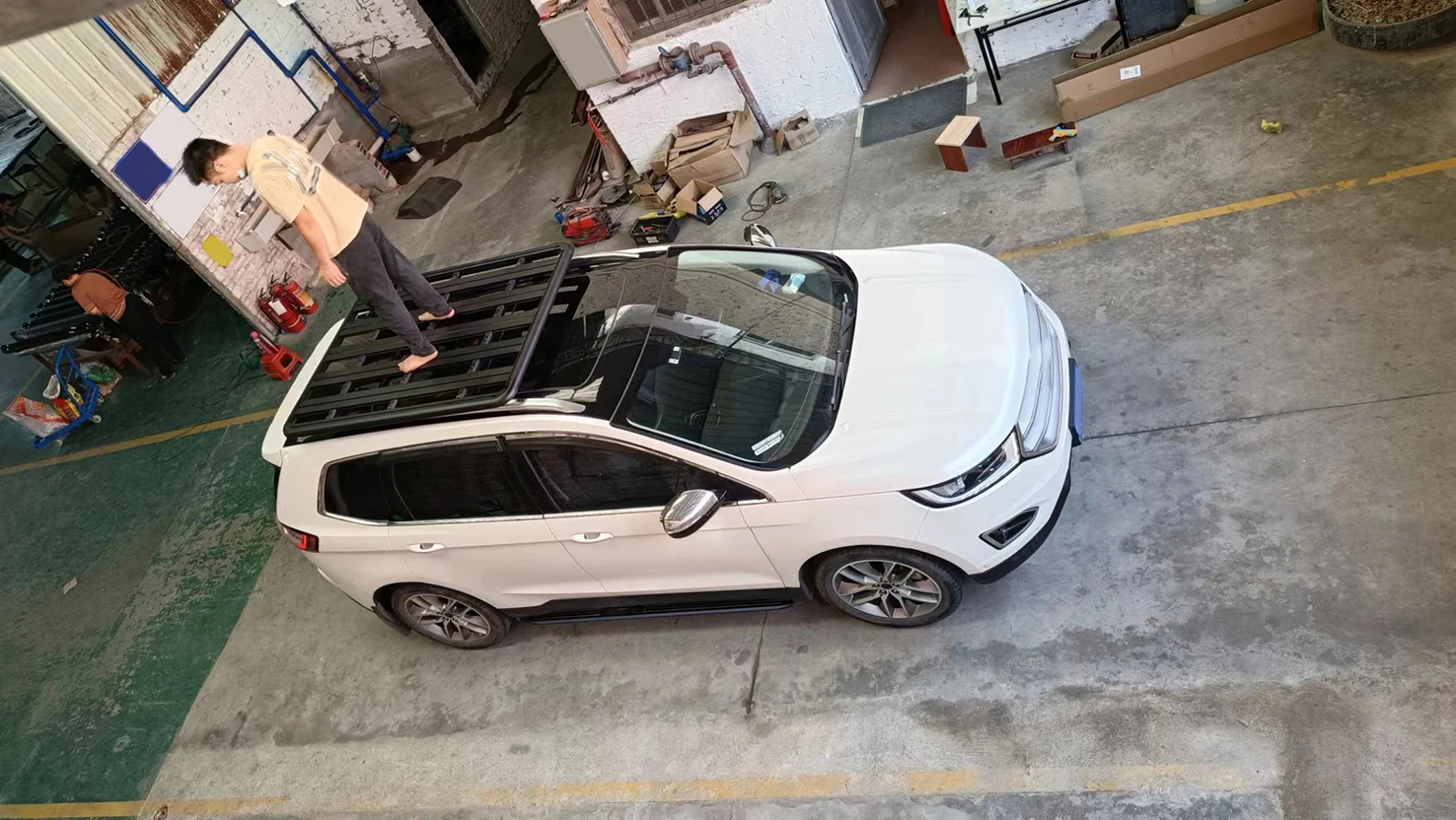 Внедорожник для пикапа 4X4, многофункциональный алюминиевый плоский багажник на крышу, багажник на крышу