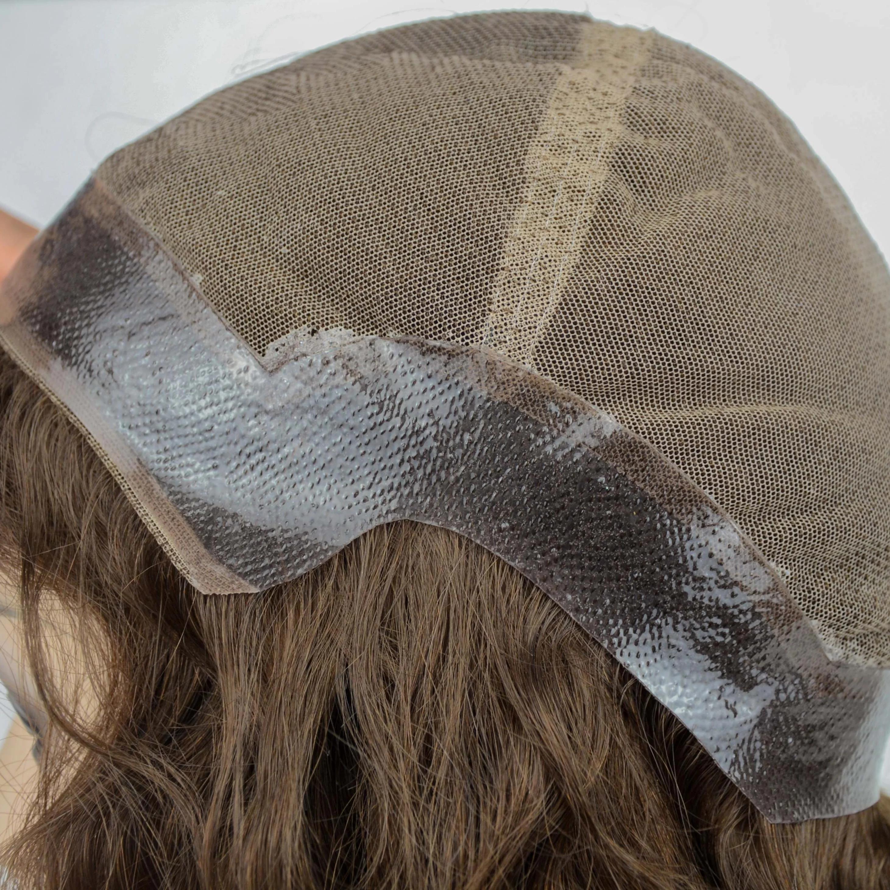 100% натуральный протез волос парики для женщин
