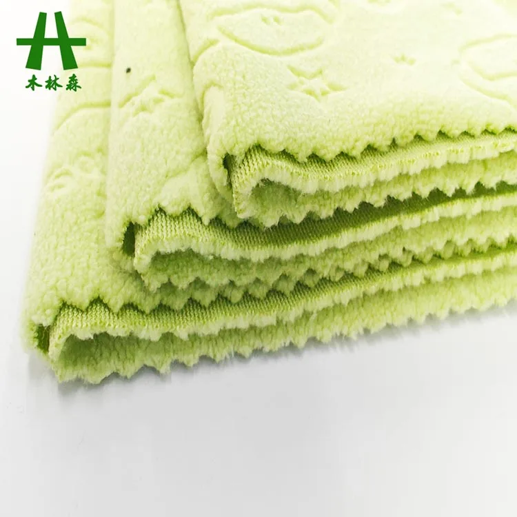 Mulinsen Textile Hot Sale Bonding Velvet Fabric Embossing Plain Dye Manufacturer
