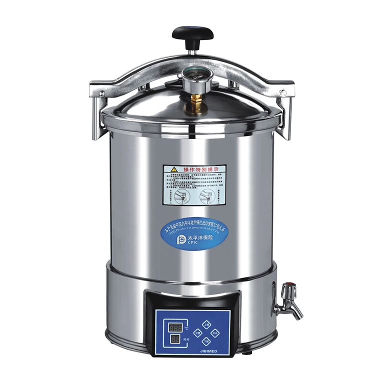 Hot sale 18L 24L Laboratory Portable Pressure Steam Sterilizer Disinfection equipment