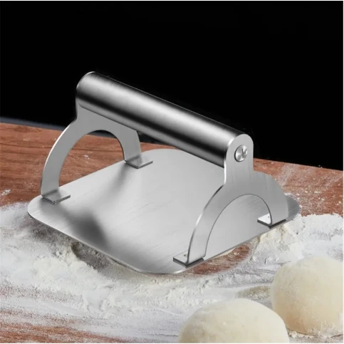 Smash Burger Cake Press Burger Press Patty Maker Stainless Steel Non-Stick Durable Heat-resisting Kitchen Smasher Griddle Tool