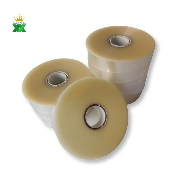 Hot melt OPP Strapping Material for Banding Machine Colorful OPP Bundling Tape Transparent Tape for Vegetable Bundling