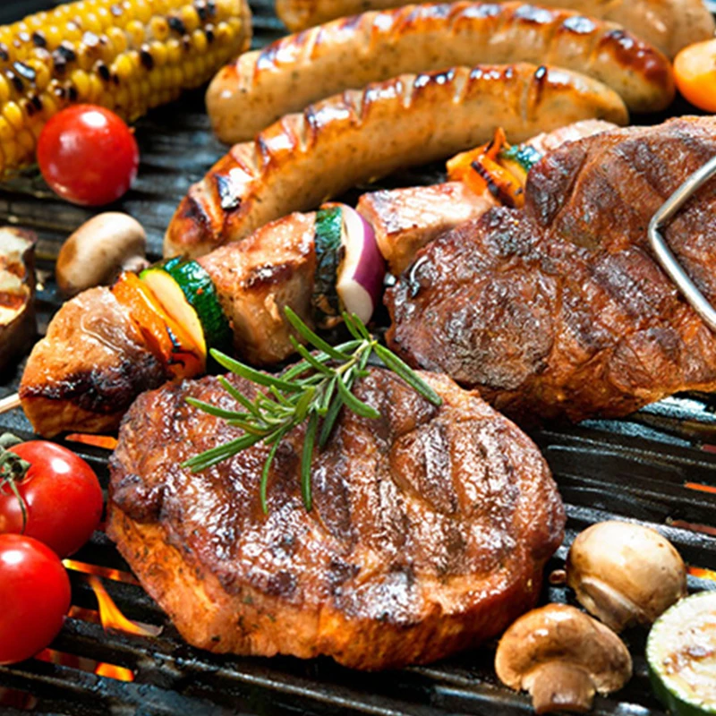 2022 Wholesale commercial grill custom party gas grill Trolley outdoor gas grills