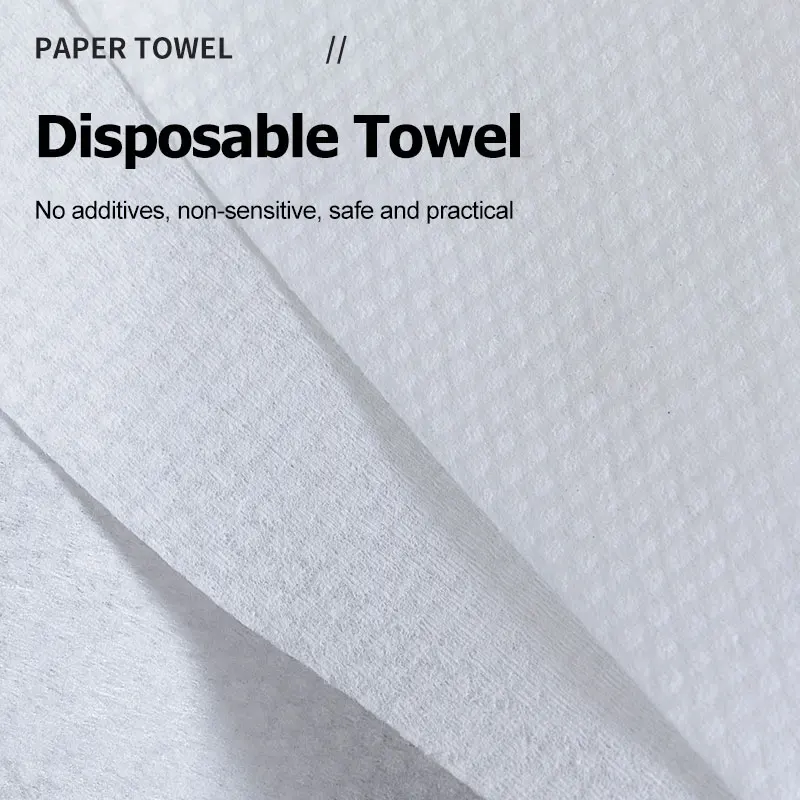 100 pcs per bag  Disposable towel  paper towel  68 GSM  Disposable Biodegradable Beauty Salon  Disposable Spa Towels