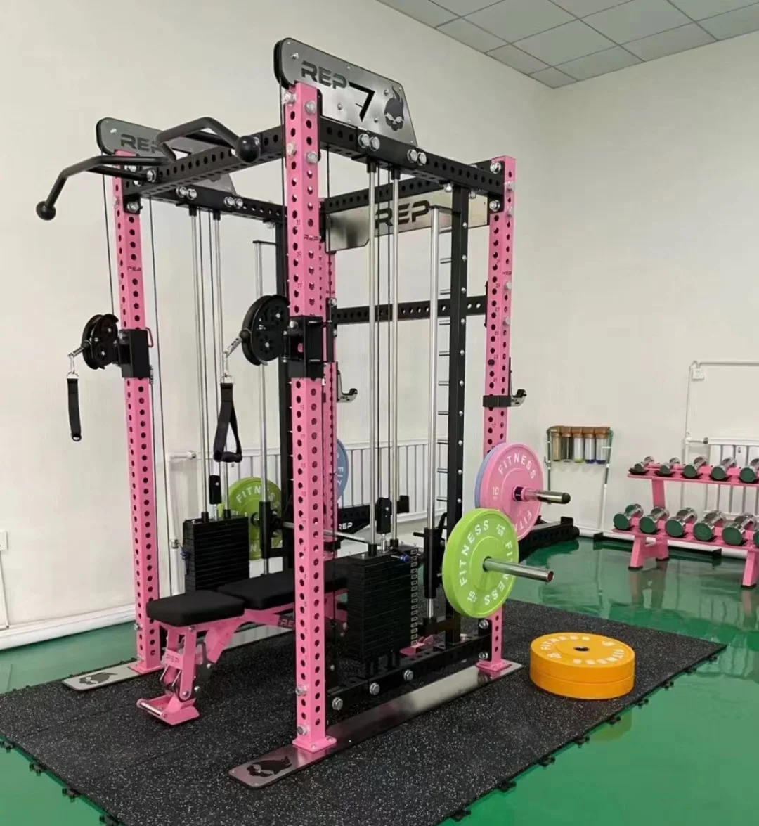New Design Sale Gym Equipment Wholesale Multi Function Home Use Smith Machine With Weight Stack Gym
