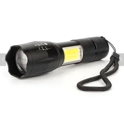 Mini COB LED Flashlight T6 Lanternas Led Torch Flash light Waterproof 4 Modes Portable Torcia Lights for Camping Outdoor