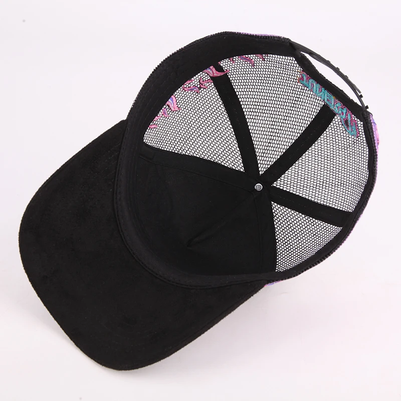 Customize Mesh Hats Custom 5 Panel 3d Embroidery Logo Mesh Snap Truck Cap design Trucker Hats
