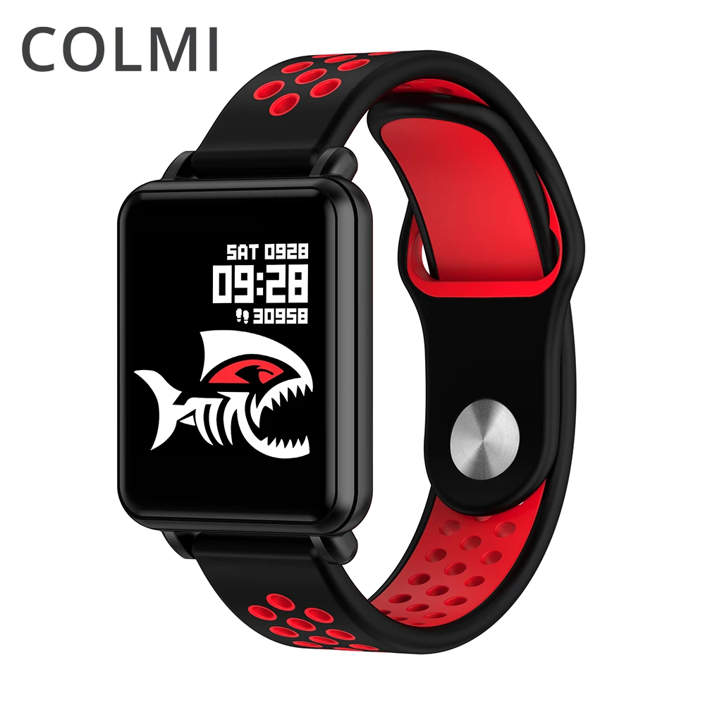 
COLMI Land 1 Full touch screen Smart watch IP68 waterproof BT 4.0 Sport fitness tracker Men Smartwatch  (62398195297)