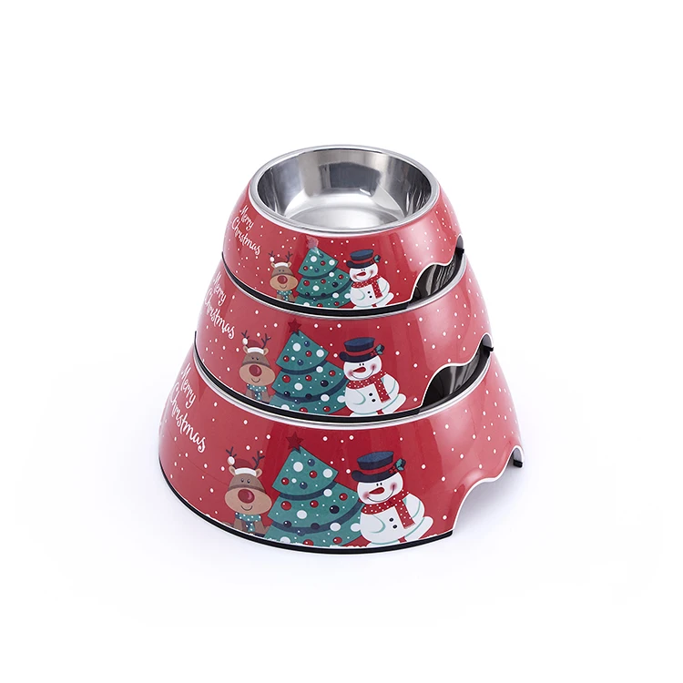 Stainless Steel Dog Bowl Eating Basin Single Cat Bowl Antiskid Pet Bowl Feeding Drinking Water Pet Supplies