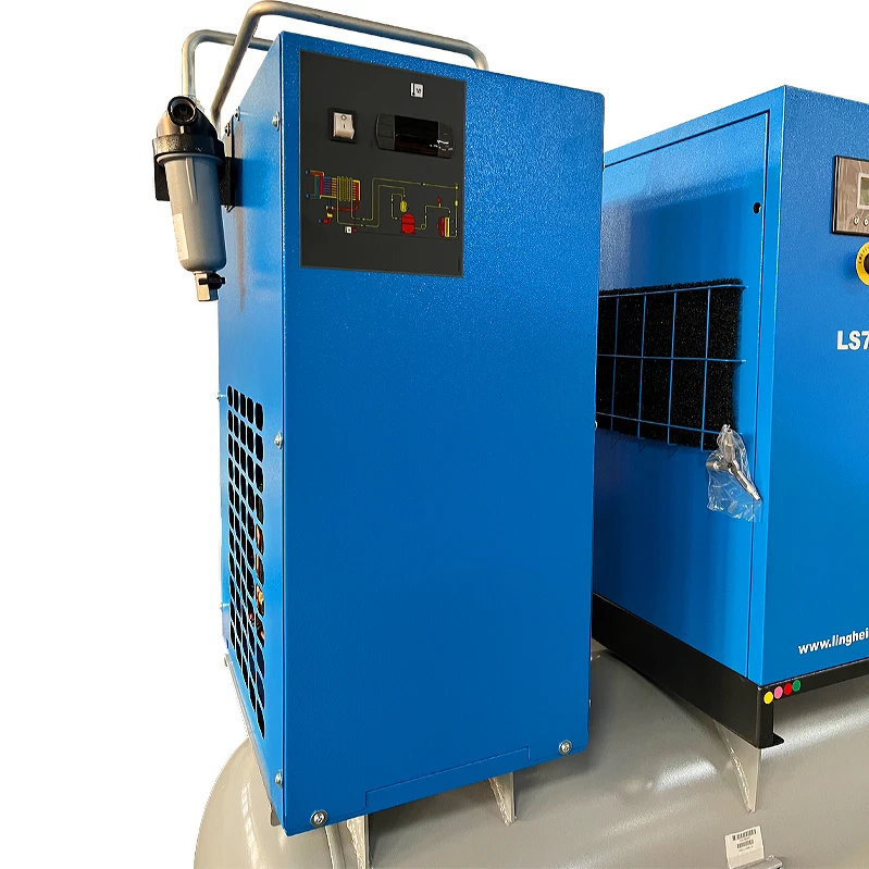 Linghein brand industrial air compressor 7.5kw 11kw 15kw 7bar 8bar 10bar 13bar famous brand air end screw air compressor