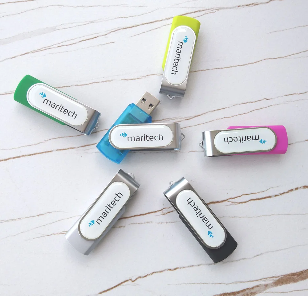 customized domeable Twister swivel rotate USB flash pen thumb drive with domed label for promotions gifts giveaways marketing