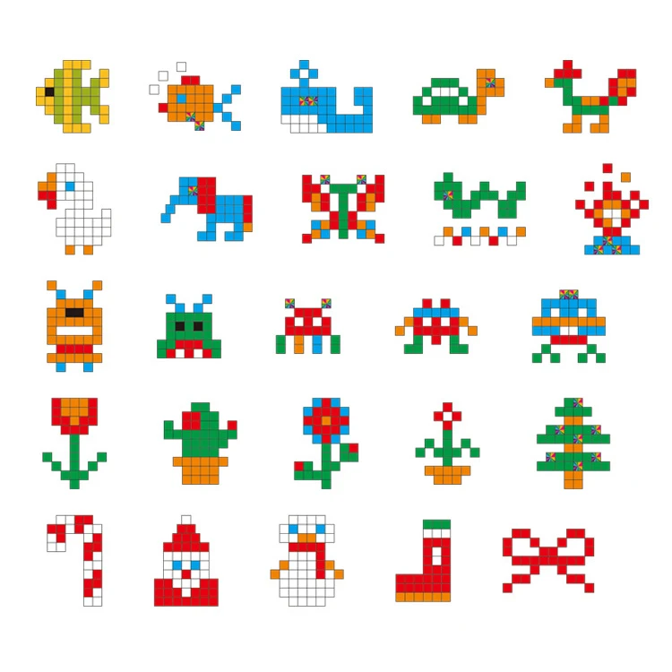 
Giocattolo Pin-insert Educational Electronic Luminous Building Blocks Pointing Lights Toys E Teaching Accessories 