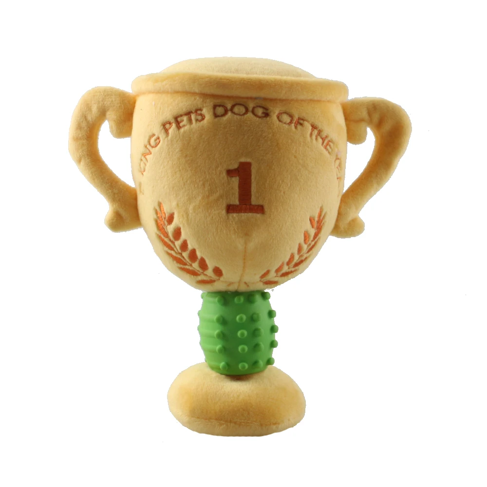 
Winners Medals Sports Day Prize Awards Dog Chew Plush Toys for Pet 