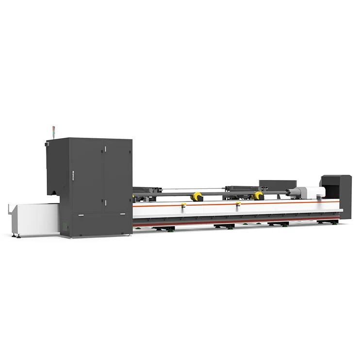 Jiading laser Cnc Automatic Feeding Laser Pipe Cutting Machine For Off Road Cars Bike Footrest Fencing And Gates Barrier Tube