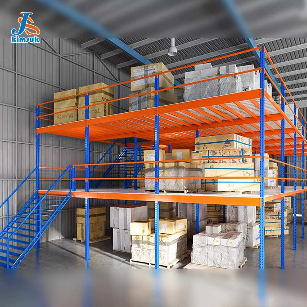 shelving rack mezzanine rack heavy-duty multi-function pot wall rack for warehouse