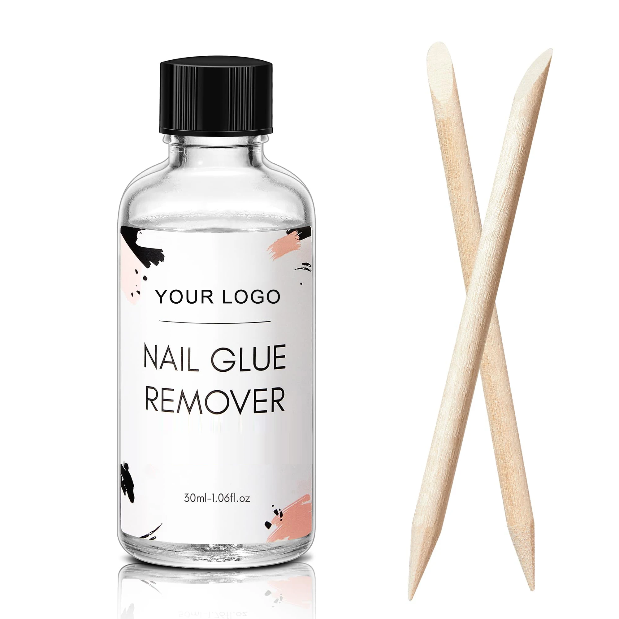 Private Label 30ML Non-Acetone Easy Removal Press On Nail Remover Nail Glue Remover for Glue on Nail Tips